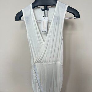 Boohoo- Petite Kerrie trim detail wrap dress